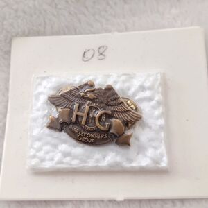 Vintage 1983 Harley Davidson Pin Badge HOG Harley Owners Group‎ Eagle Motorcycle